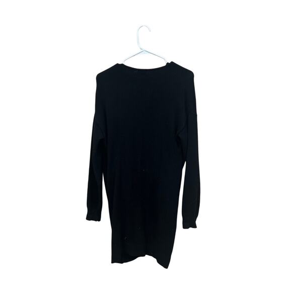 Anthropologie Black Wrap Sweater size XS - Picture 3 of 8